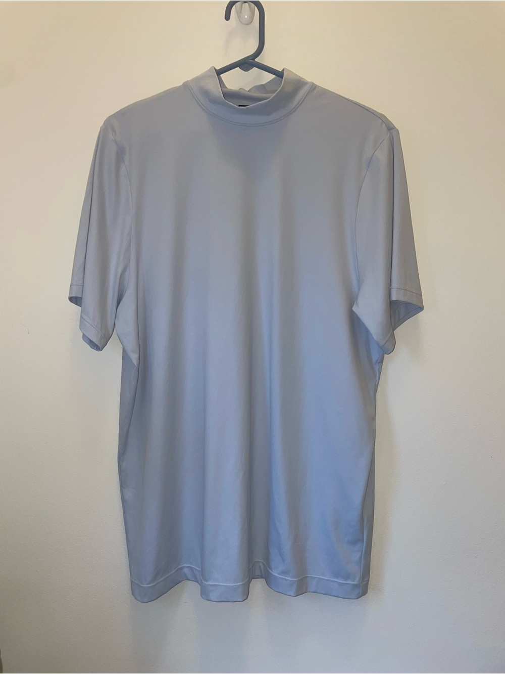 Lululemon Mock Neck Lightweight Golf Short Sleeve Performance Shirt